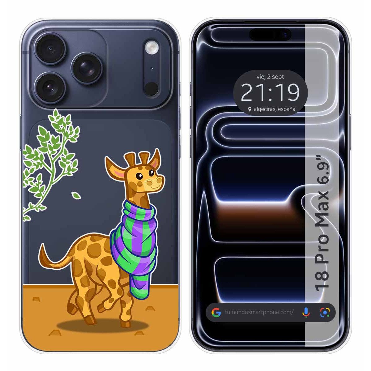 Funda Silicona Transparente para iPhone 18 Pro...