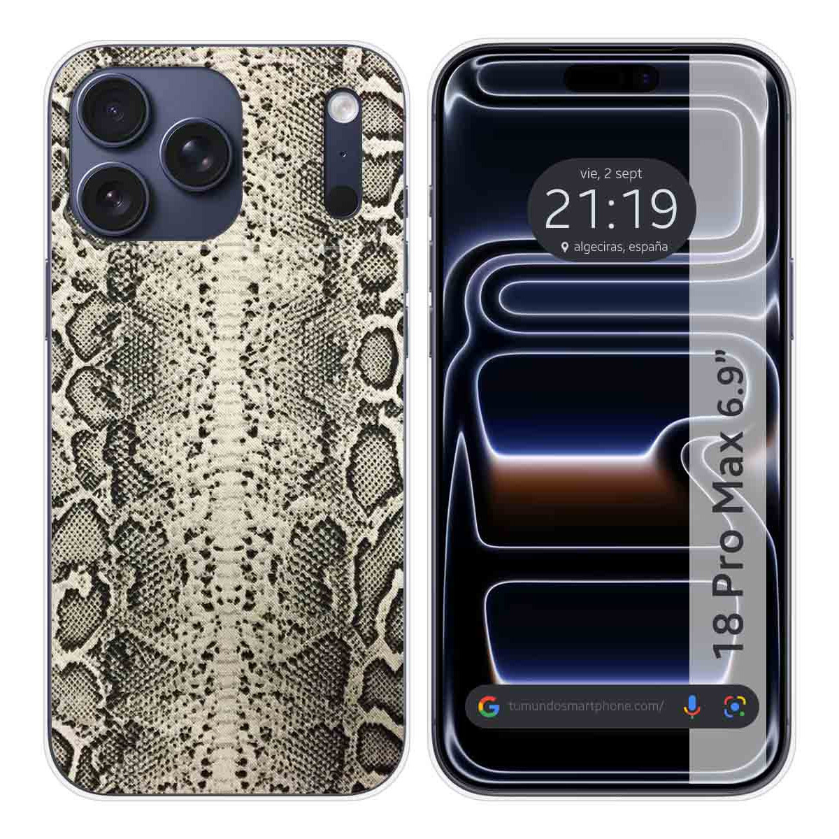 Funda Silicona para iPhone 18 Pro Max (6.9) diseño Animal 01 Dibujos