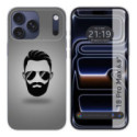 Funda Silicona para iPhone 18 Pro Max (6.9) diseño Barba Dibujos