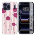 Funda Silicona para iPhone 18 Pro Max (6.9) diseño Flores Vintage Dibujos