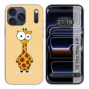 Funda Silicona para iPhone 18 Pro Max (6.9) diseño Jirafa Dibujos