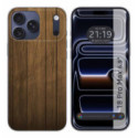 Funda Silicona para iPhone 18 Pro Max (6.9) diseño Madera Dibujos
