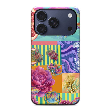 Funda Tough Magnética para iPhone 18 Pro (6.3) Doble Capa diseño Collage 03 Dibujos