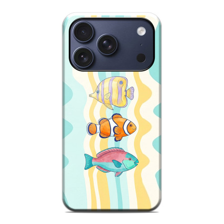 Funda Tough Magnética para iPhone 18 Pro (6.3) Doble Capa diseño Peces 01 Dibujos