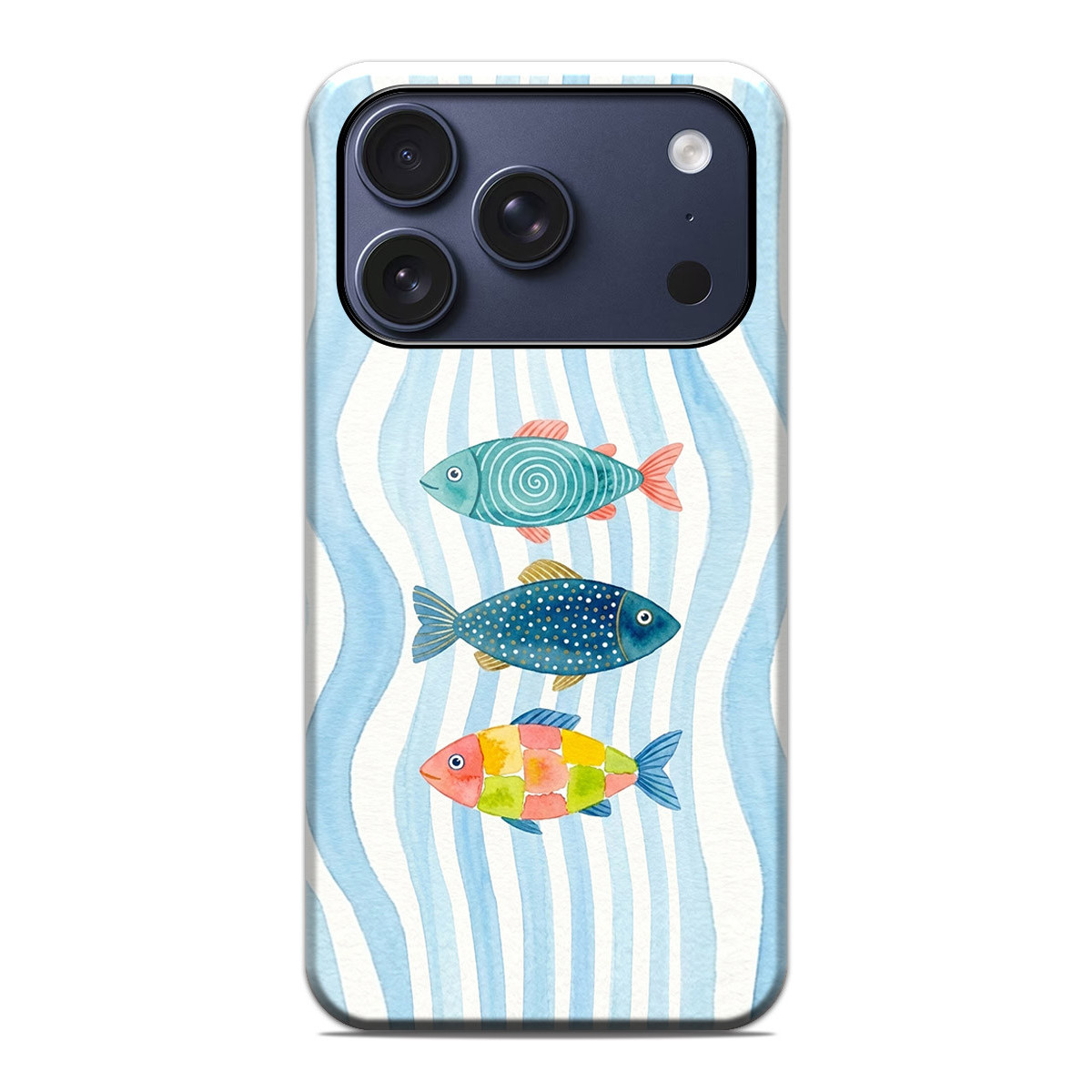 Funda Tough Magnética para iPhone 18 Pro (6.3) Doble Capa diseño Peces 02 Dibujos