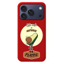 Funda Silicona Líquida Roja para iPhone 18 Pro (6.3) diseño Culo Natural Dibujos