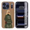 Funda Silicona para iPhone 18 Pro (6.3) diseño Mujer 08 Dibujos