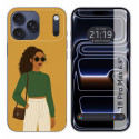 Funda Silicona para iPhone 18 Pro Max (6.9) diseño Mujer 02 Dibujos