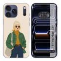 Funda Silicona para iPhone 18 Pro Max (6.9) diseño Mujer 03 Dibujos