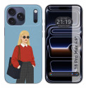 Funda Silicona para iPhone 18 Pro Max (6.9) diseño Mujer 04 Dibujos