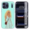Funda Silicona para iPhone 18 Pro Max (6.9) diseño Mujer 07 Dibujos