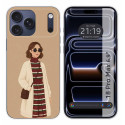 Funda Silicona para iPhone 18 Pro Max (6.9) diseño Mujer 09 Dibujos