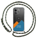 Personaliza tu Funda Colgante Transparente para Xiaomi Redmi Note 17 4G / 5G con Cordon Verde / Dorado Dibujo Personalizada