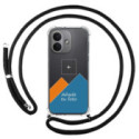 Personaliza tu Funda Colgante Transparente para Xiaomi Redmi Note 17 Pro 5G con Cordon Negro Dibujo Personalizada