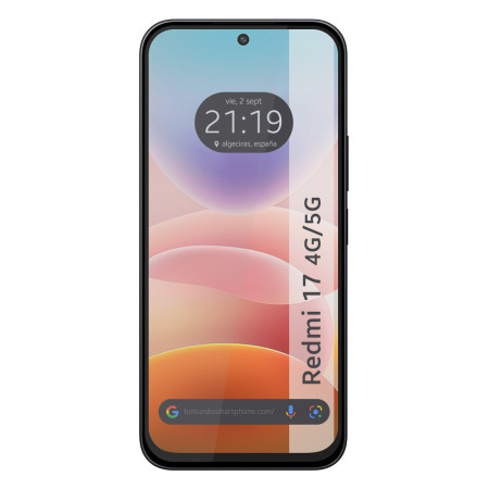 Protector Cristal Templado Completo 5D Full Glue Negro para Xiaomi Redmi 17 4G / 5G Vidrio