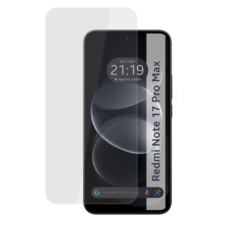 Protector Cristal Templado para Xiaomi Redmi Note 17 Pro Max 5G Vidrio