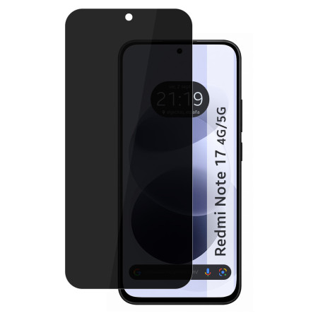 Protector Pantalla Hidrogel Privacidad Antiespías para Xiaomi Redmi Note 17 4G / 5G