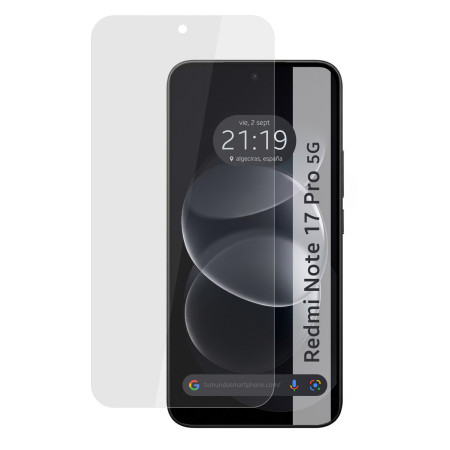 Protector Pantalla Hidrogel Mate Antihuellas para Xiaomi Redmi Note 17 Pro 5G