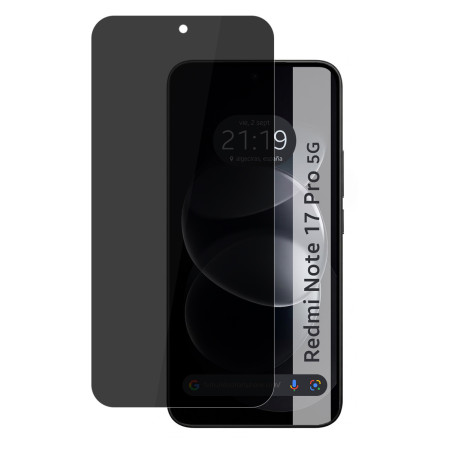 Protector Pantalla Hidrogel Privacidad Antiespías para Xiaomi Redmi Note 17 Pro 5G