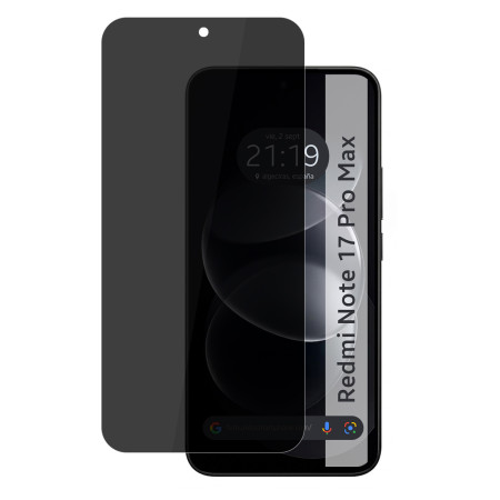 Protector Pantalla Hidrogel Privacidad Antiespías para Xiaomi Redmi Note 17 Pro Max 5G