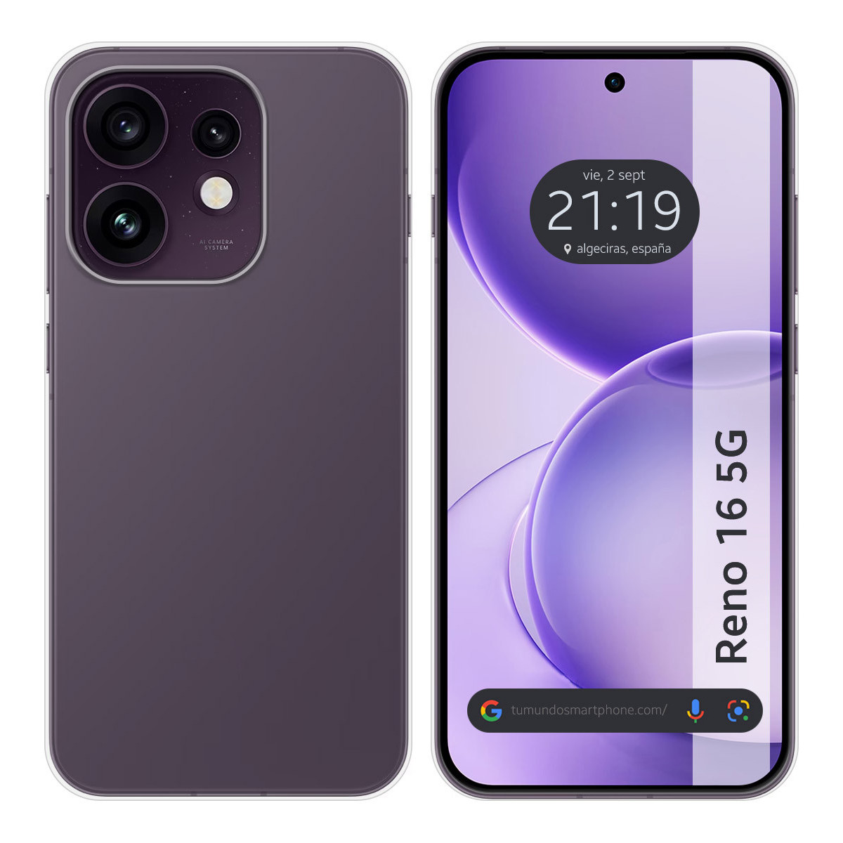 Funda Silicona Gel TPU Transparente para Oppo...