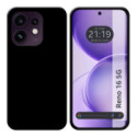 Funda Silicona Gel TPU Negra para Oppo Reno 16 5G