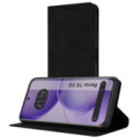 Funda Libro de Polipiel con tarjetero para Oppo Reno 16 5G color Negra