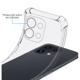 Funda Silicona Antigolpes Transparente para Oppo Reno 16... 2