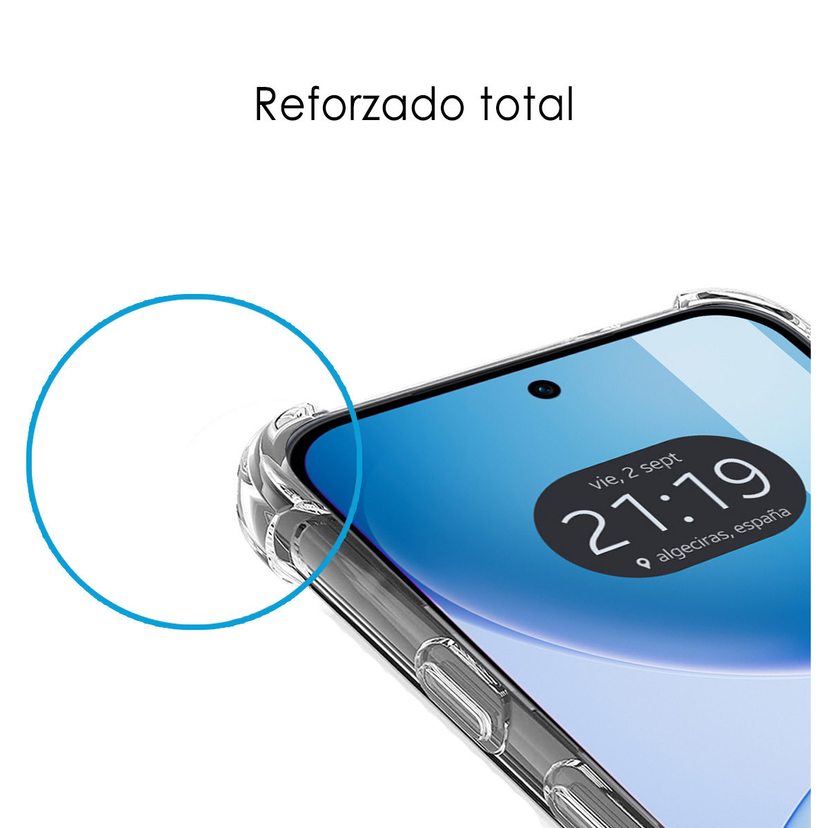 Funda Silicona Antigolpes Transparente para...
