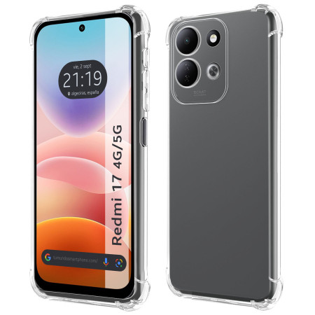 Funda Silicona Antigolpes Transparente para Xiaomi Redmi 17 4G / 5G