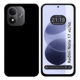 Funda Silicona Gel TPU Negra para Xiaomi Redmi Note 17 4G...