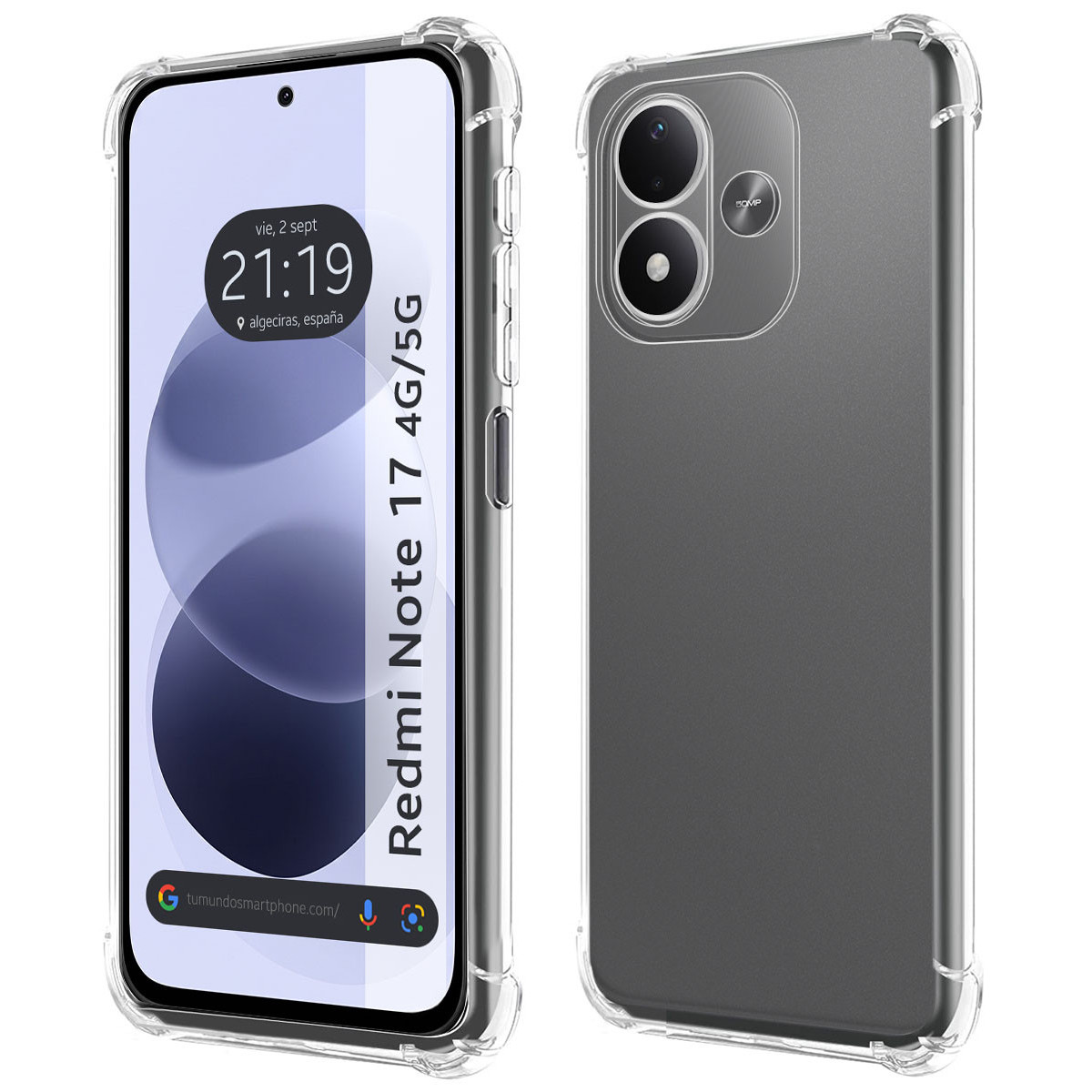 Funda Silicona Antigolpes Transparente para...
