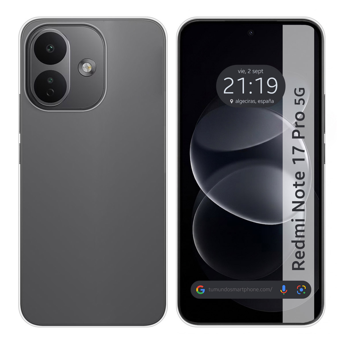 Funda Silicona Gel TPU Transparente para Xiaomi...
