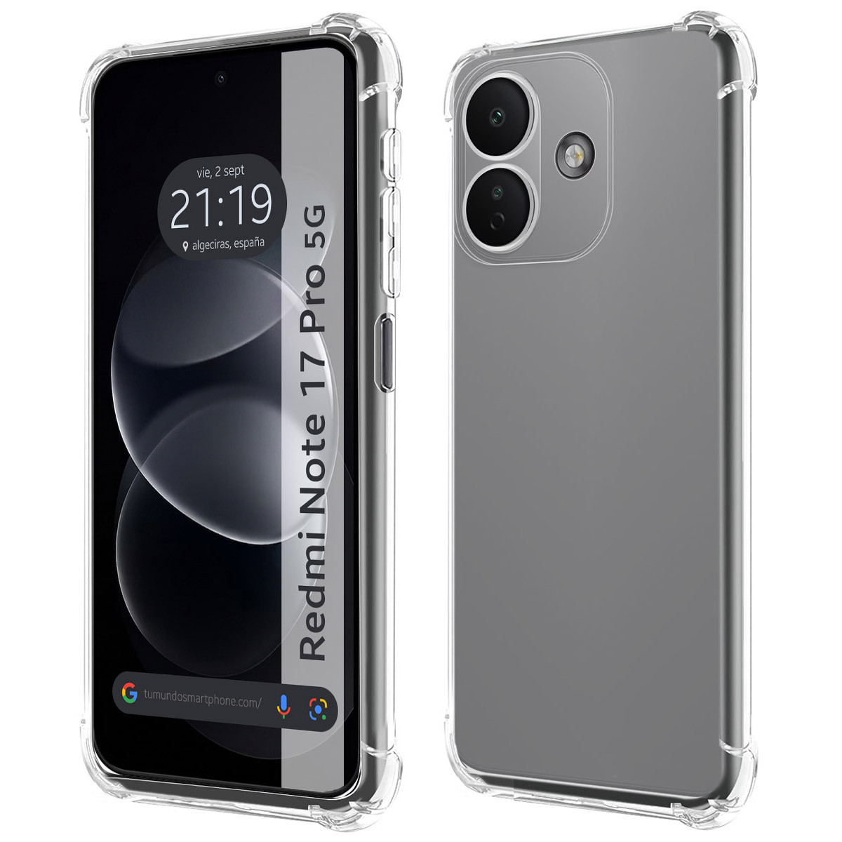 Funda Silicona Antigolpes Transparente para...