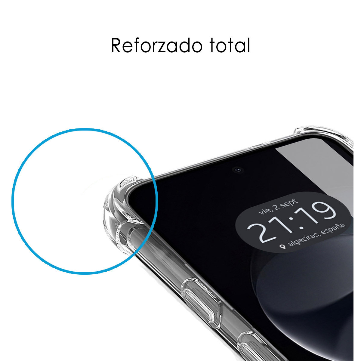 Funda Silicona Antigolpes Transparente para...