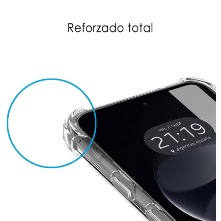 Funda Silicona Antigolpes Transparente para Xiaomi Redmi Note 17 Pro 5G