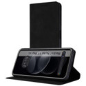 Funda Libro de Polipiel con tarjetero para Xiaomi Redmi Note 17 Pro 5G color Negra