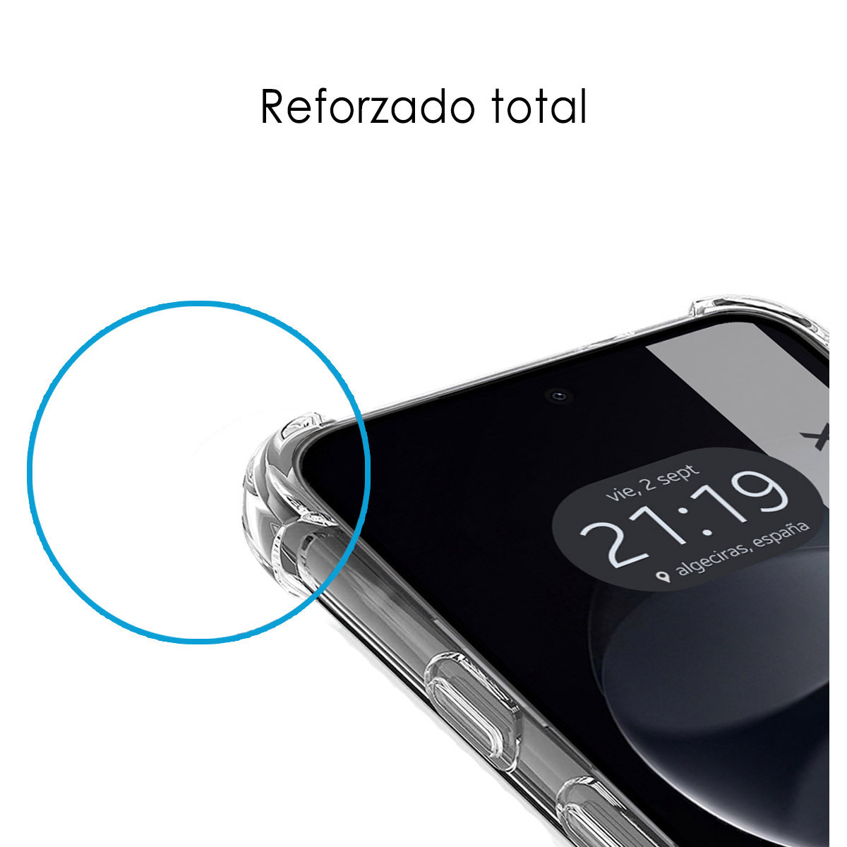 Funda Silicona Antigolpes Transparente para...