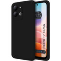 Funda Silicona Líquida Ultra Suave para Xiaomi Redmi 17 4G / 5G color Negra