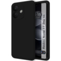 Funda Silicona Líquida Ultra Suave para Xiaomi Redmi Note 17 Pro 5G color Negra