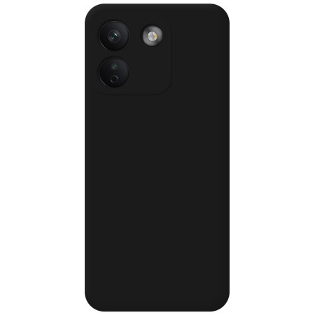 Funda Silicona Líquida Ultra Suave para Xiaomi Redmi Note 17 Pro Max 5G color Negra