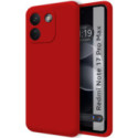 Funda Silicona Líquida Ultra Suave para Xiaomi Redmi Note 17 Pro Max 5G color Roja