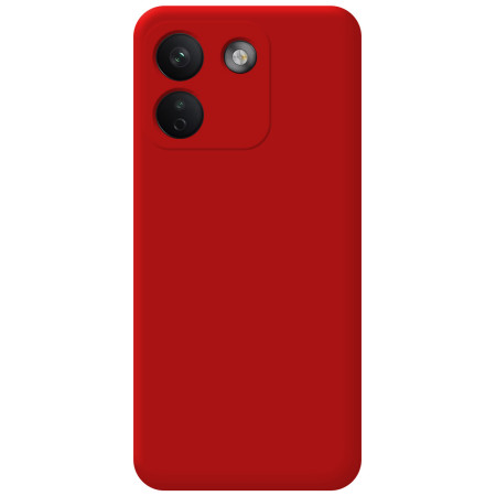 Funda Silicona Líquida Ultra Suave para Xiaomi Redmi Note 17 Pro Max 5G color Roja