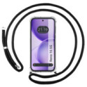 Funda Colgante Transparente para Oppo Reno 16 5G con Cordon Negro