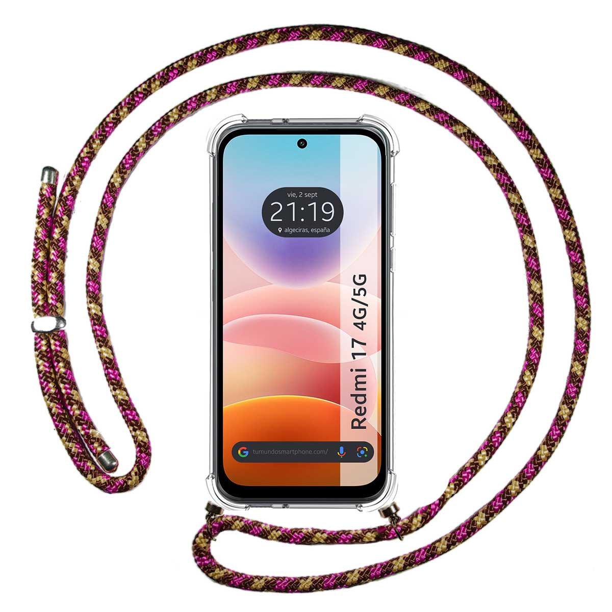 Funda Colgante Transparente para Xiaomi Redmi...