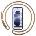 Funda Colgante Transparente para Xiaomi Redmi Note 17 4G / 5G con Cordon Camel