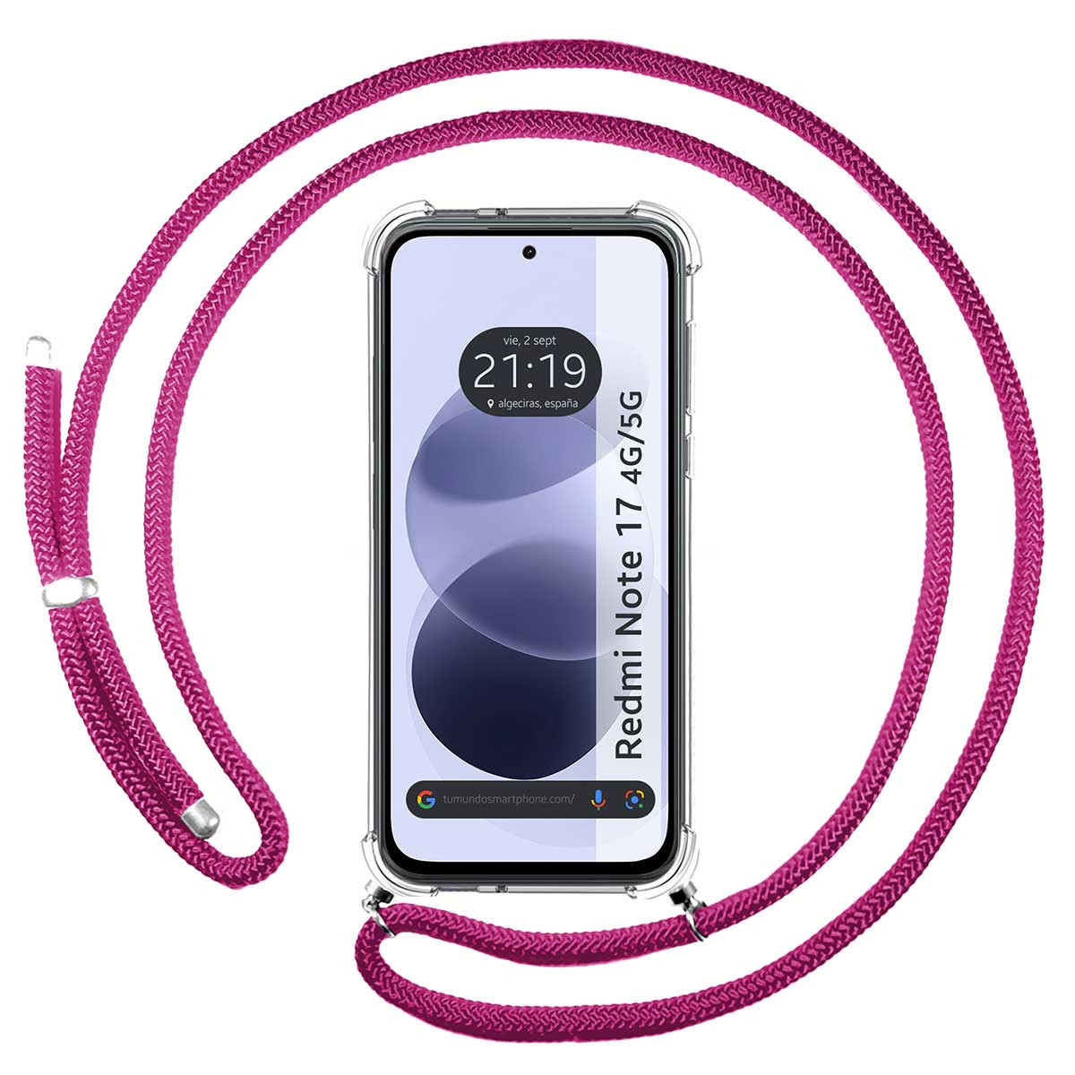 Funda Colgante Transparente para Xiaomi Redmi...