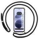 Funda Colgante Transparente para Xiaomi Redmi Note 17 4G / 5G con Cordon Negro