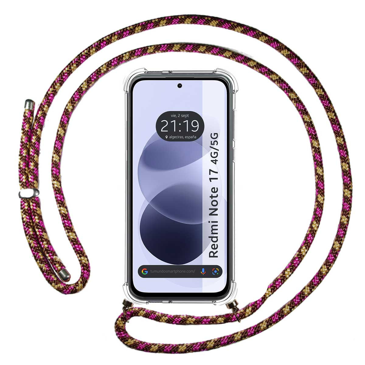 Funda Colgante Transparente para Xiaomi Redmi...