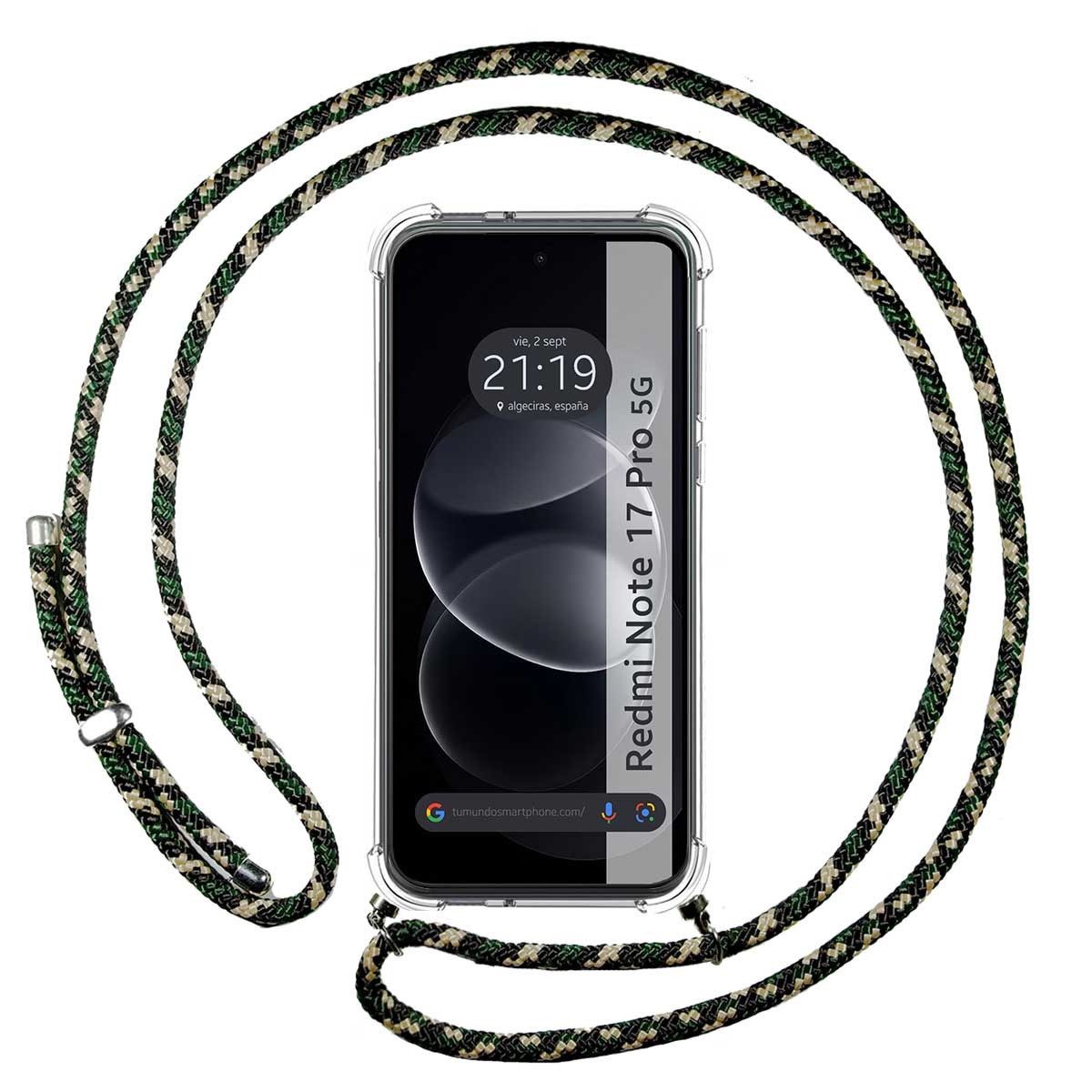 Funda Colgante Transparente para Xiaomi Redmi...